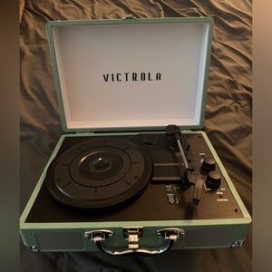 Victrola Sage Green Vinyl Record Player